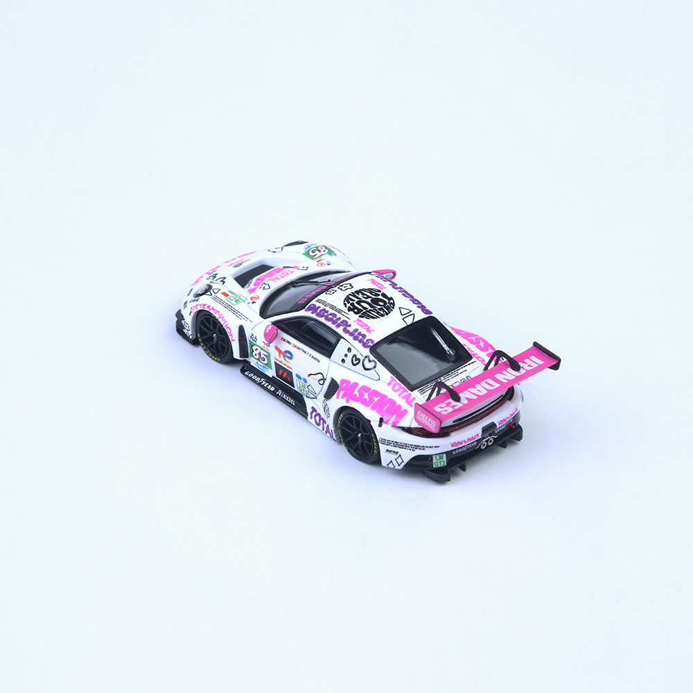 Die Cast Car 1 64 - StarRace 1:64 Sportwagen Druckguss-Modell in Rosa-Weiß
