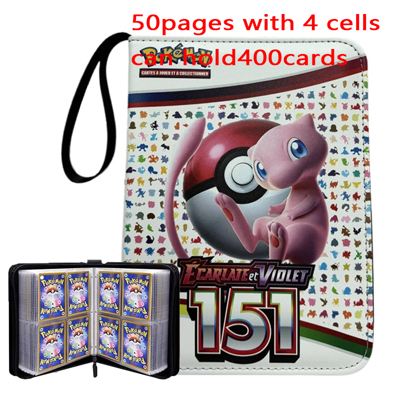 Pokemon Binder Card - NEU 400 Stück Pokémon Sammelalbum Fotokartenmappe