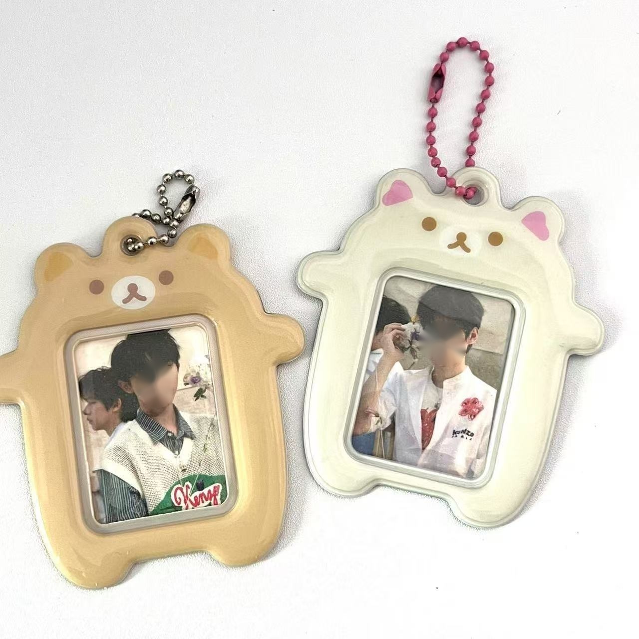 Pop Display Shelf - Teddybär-Fotorahmen, 5,1 cm, schützende ID-Hülle mit