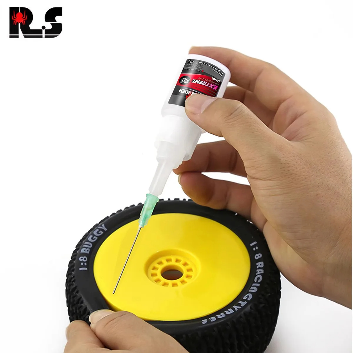 Tamiya Model Paint Set - RC-Automodell, spezieller Reifenkleber, sofort klebender starker