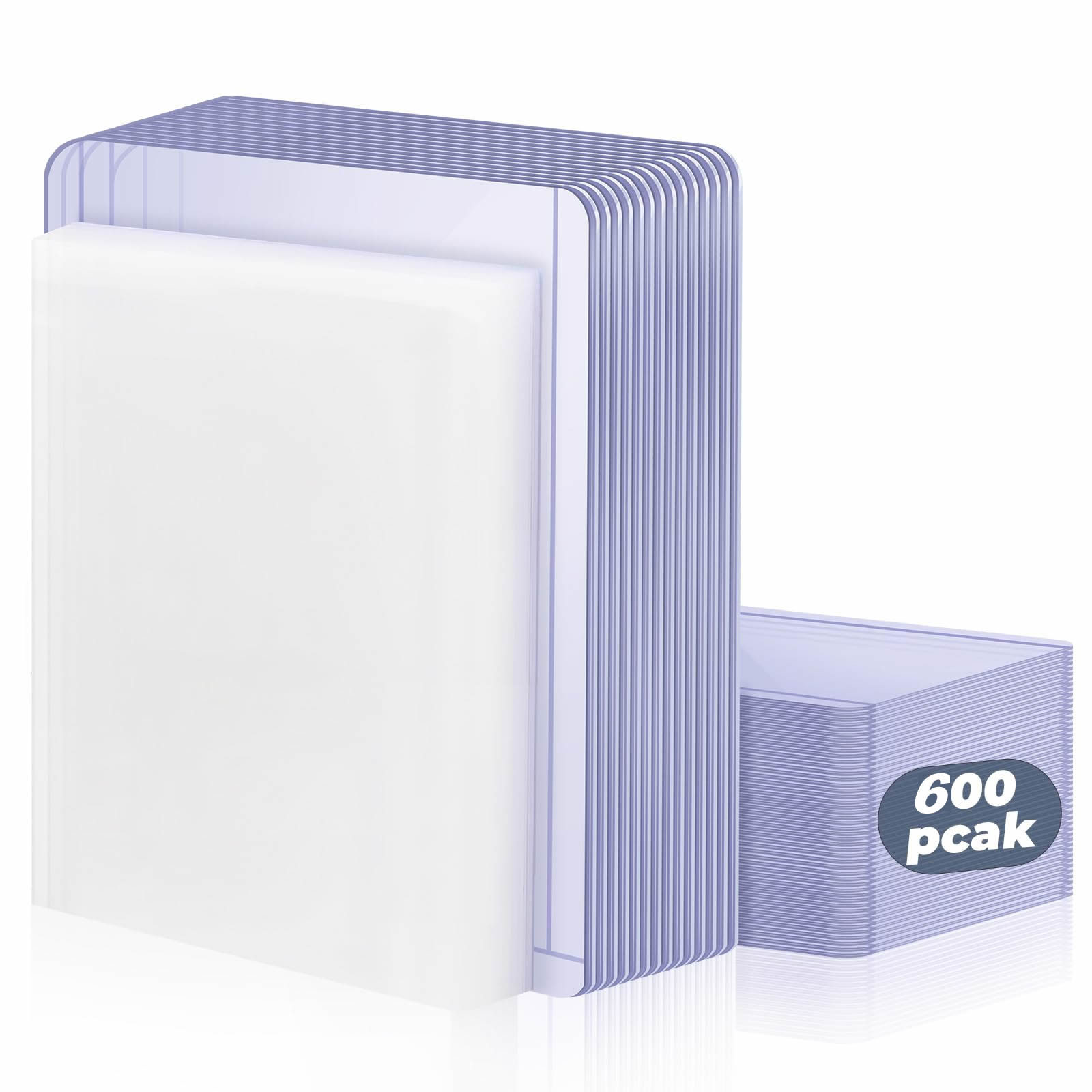 Pokemon Binder Card - 100–600 Stück Kartenhüllen, harter, weicher Kartenhalter,