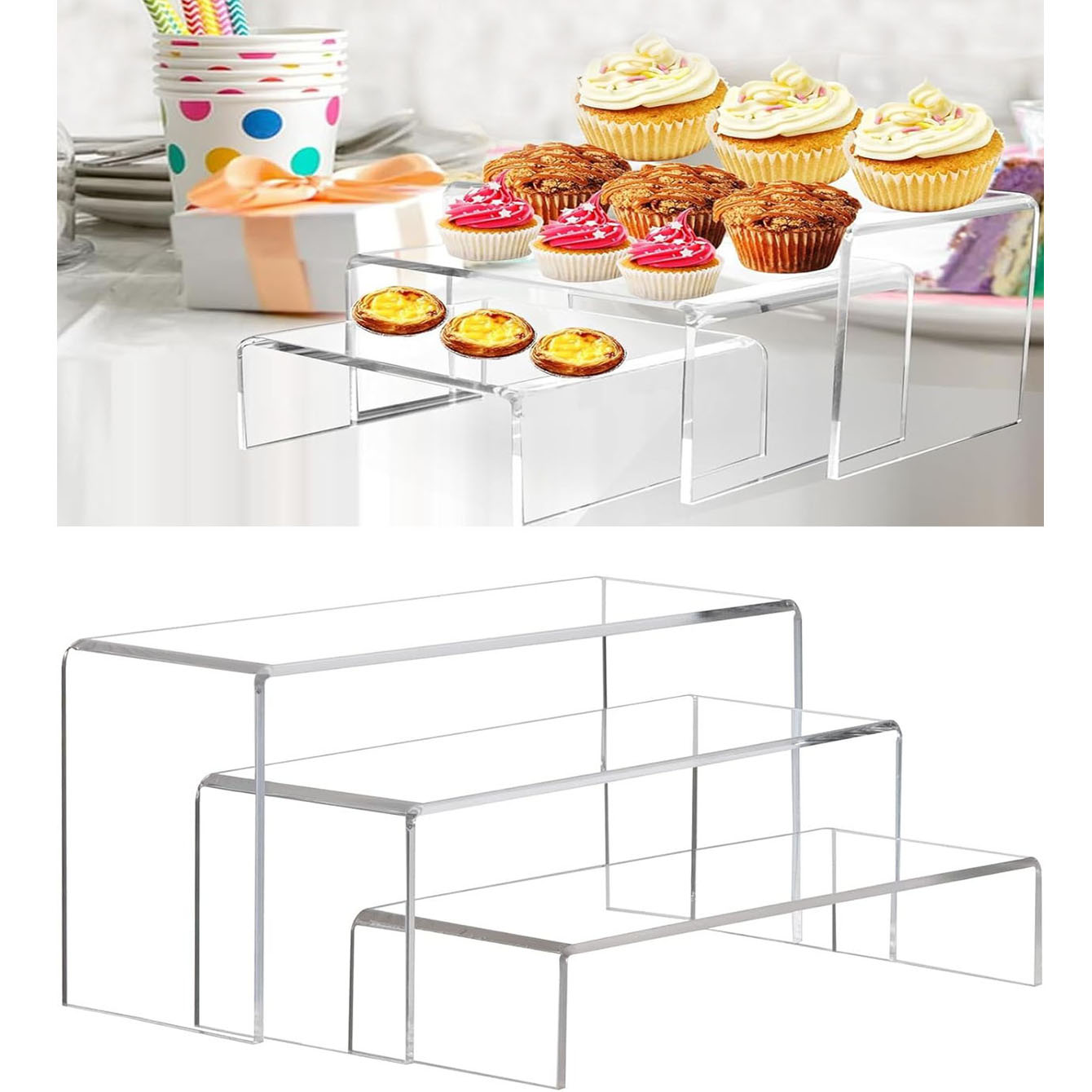 3 Stück Acryl-Präsentationsreg – Pop Display Shelf Bewertung und Preis