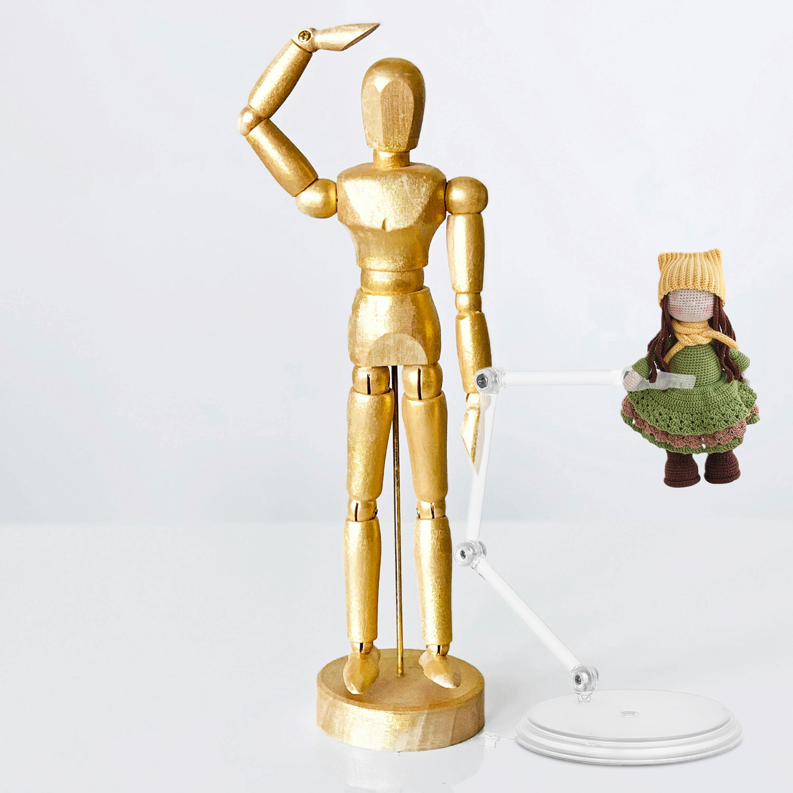 3-teiliger transparenter, vers – Action Figure Stand Bewertung und Preis