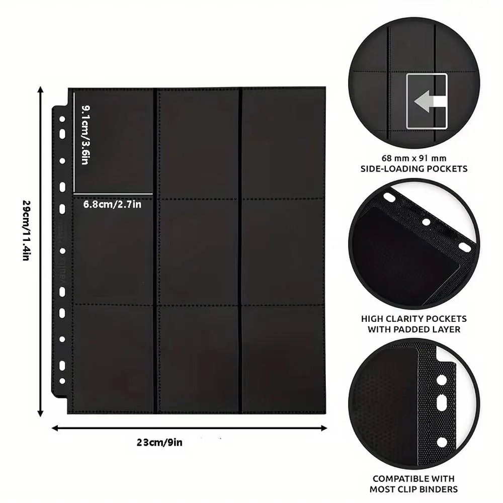10er-Pack Schwarze 9-Taschen A – Trading Card Binder Bewertung und Preis