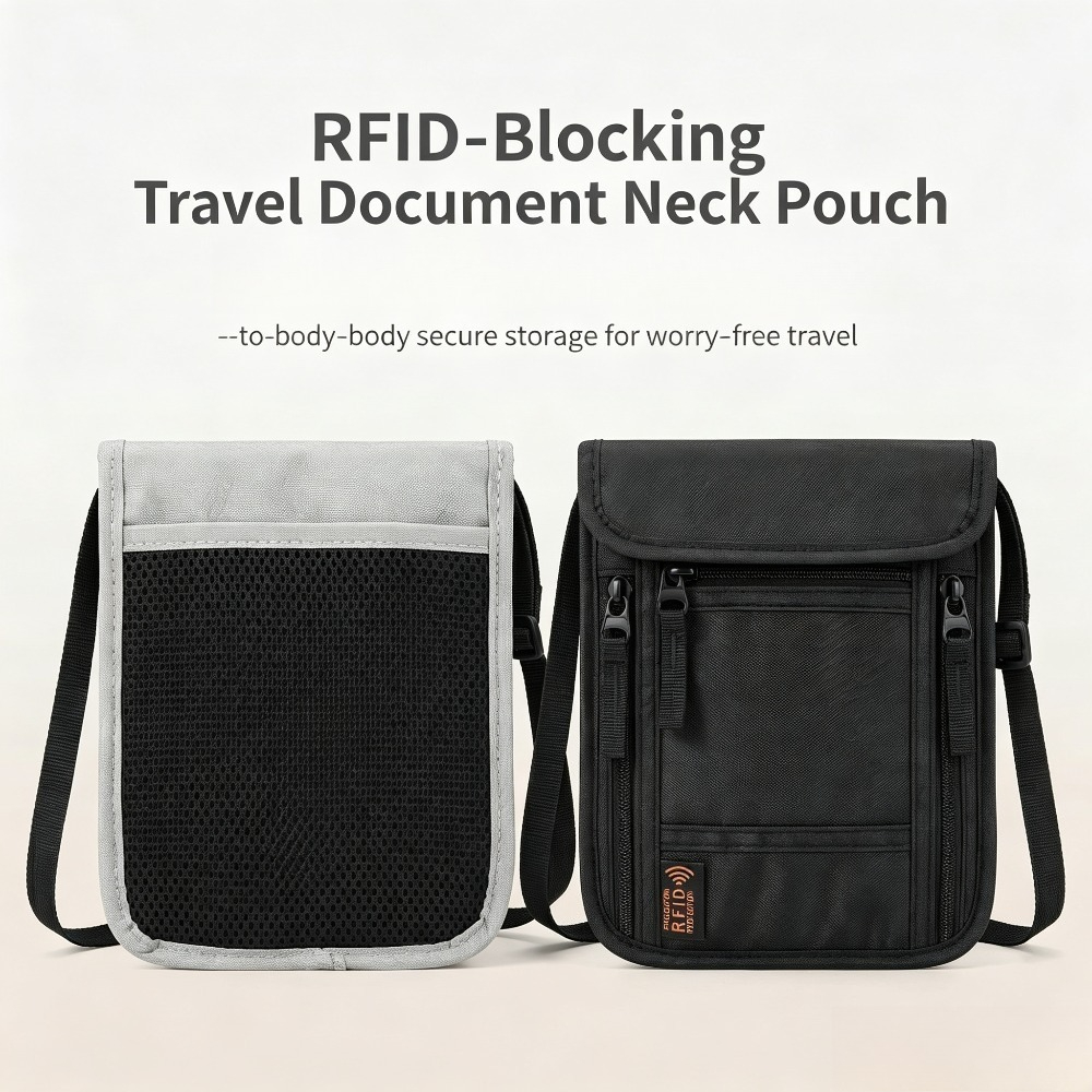 Reise-Nackenbörse, RFID-blocki – Card Top Loader Bewertung und Preis