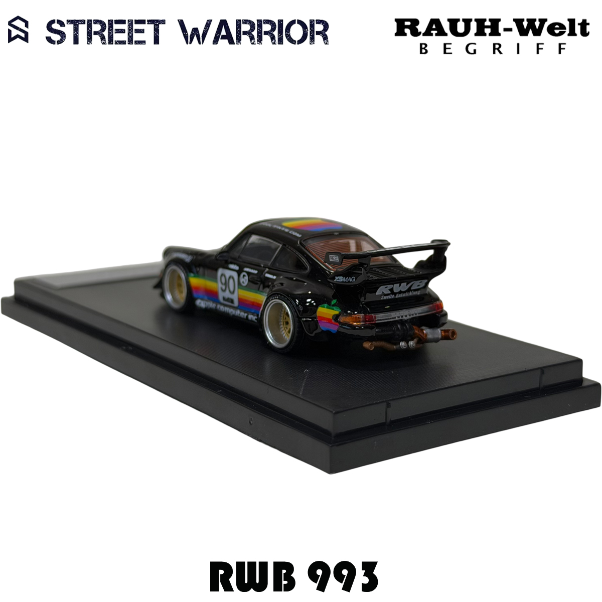 SW Auf Lager 1:64 RWB 993 Blac – Die Cast Car 1 64 Bewertung und Preis