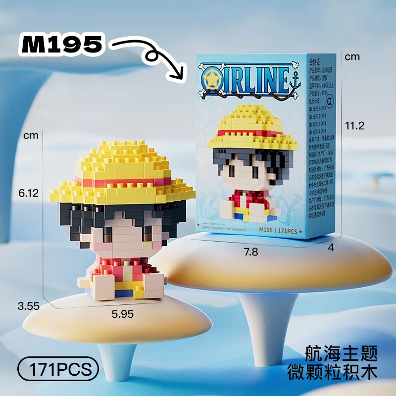 ONE PIECE 3D Anime-Modell Sonn – Building Block Mini Bewertung und Preis