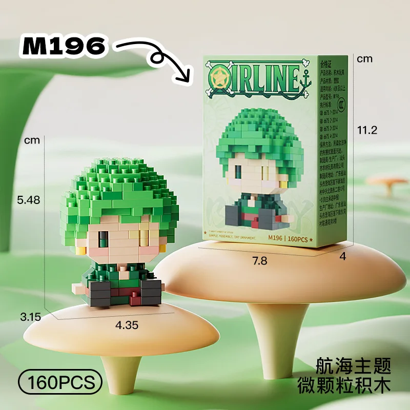 ONE PIECE 3D Anime-Modell Sonn – Building Block Mini Bewertung und Preis